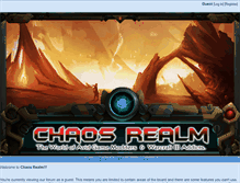 Tablet Screenshot of chaosrealm.info